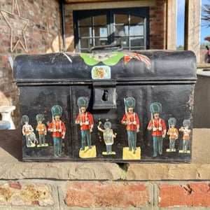 Small Vintage Tin Chest