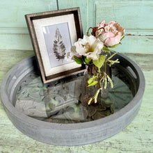 Load image into Gallery viewer, Large Carved Grey Wash Tray
