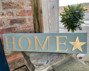 Rustic Home Sign