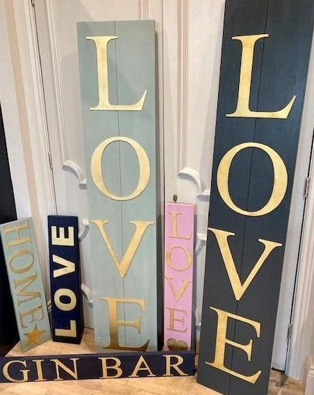 BESPOKE RUSTIC SIGNS - CHOOSE YOUR OWN WORDS