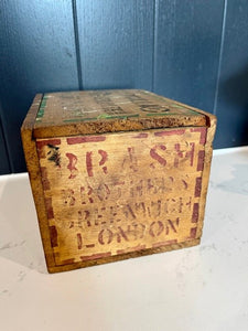 Vintage Wooden Tea Caddy